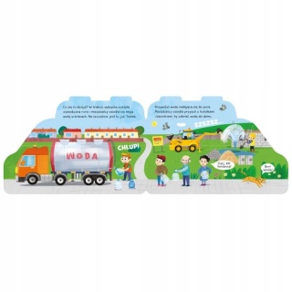 CYSTERNA Świat na kółkach. książeczka sztywnokartonowa auto z kołami