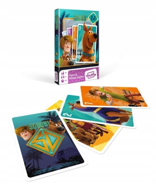 Karty gry czarny Piotruś memo scooby do