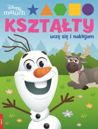 Kraina lodu Frozen Olaf Disney maluch kształty uczę się i naklejam