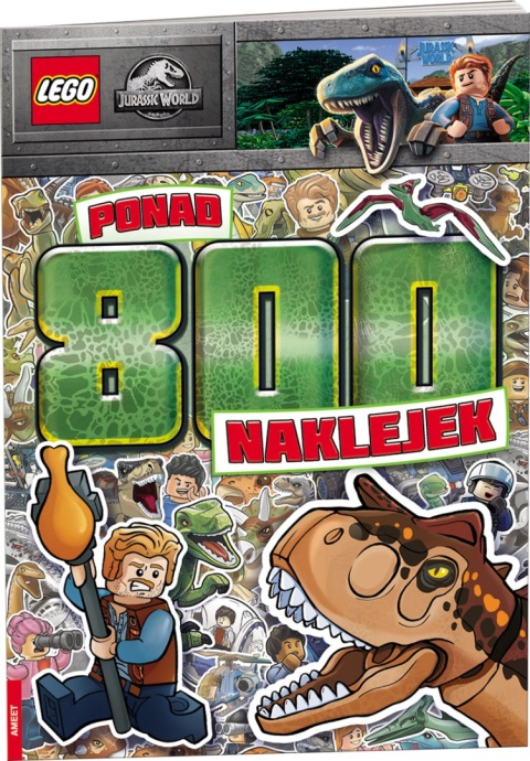 LEGO Jurassic World. komiks rebusy Ponad 800 naklejek