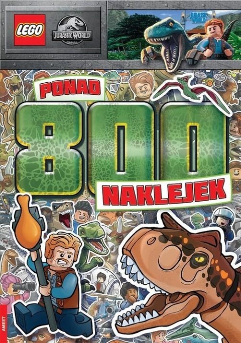 LEGO Jurassic World. komiks rebusy Ponad 800 naklejek