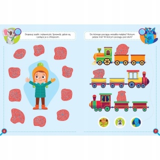 Łamigłówki z magiczną lupą zadania rebusy Aksjomat od 5 lat