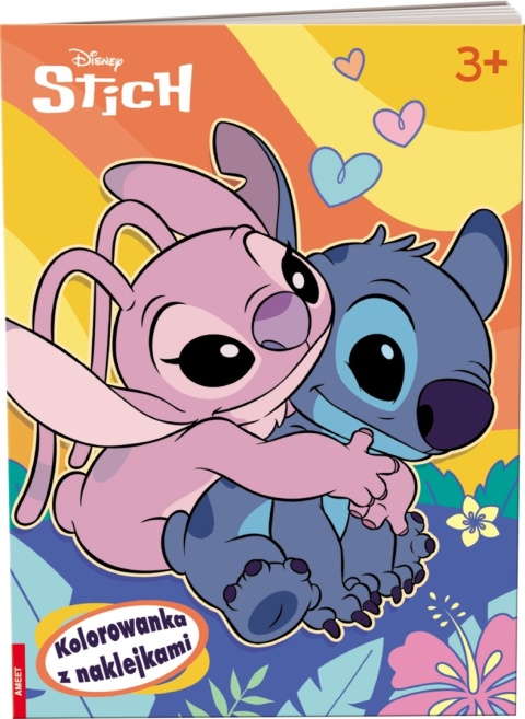 Lilo i Stitch Stich i Andzia kolorowanka z naklejkami
