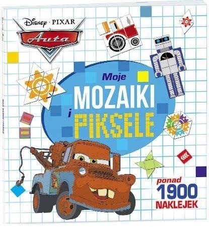 Moje mozaiki i pixele dyktando graficzne naklejki Auta Zygzak McQueen