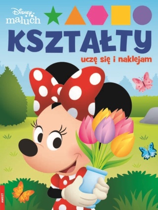 Myszka Minnie Disney maluch kształty uczę się i naklejam