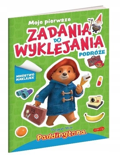 Padington podróże książka zadania do wyklejania naklejki rebusy zagadki