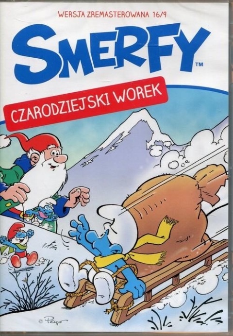 SMERFY Czarodziejski worek Mikołaja film płyta DVD