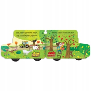 TRAKTOR Świat na kółkach. książeczka auto z kołami