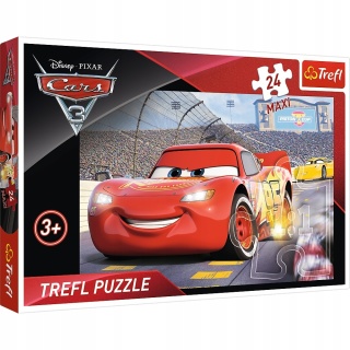 AUTA ZYGZAK MCQUEEN CARS Puzzle Maxi 24 EL TREFL