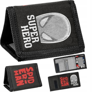 Portfel portfelik rzep suwak sznurek Paso Spiderman