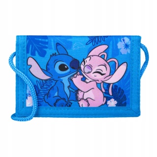 Portfel portfelik ze sznurkiem torebka Lilo i Stitch Stich na rzep