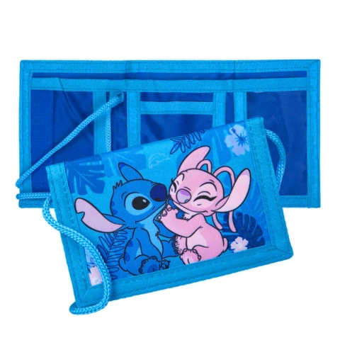 Portfel portfelik ze sznurkiem torebka Lilo i Stitch Stich na rzep