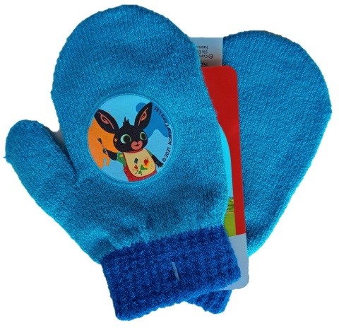 Rękawiczki dla dzieci KRÓLIK BING jednopalcowe