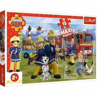 STRAŻAK SAM Trefl Puzzle Maxi 15el 14333