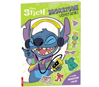 Stich Brokatowe ubieranki naklejanki Lilo i Stitch