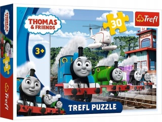 TOMEK I PRZYJACIELE Trefl Puzzle 30 EL 18230