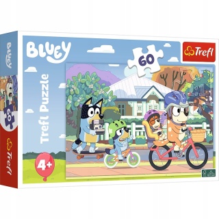 BLUEY PIESEK BLU Trefl Puzzle 60 EL 17384