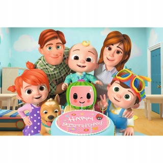 Cocomelon Wspaniały dzień urodziny Trefl Puzzle 60 EL 17391