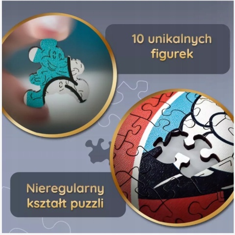 Drewniane Shaped świąteczne kształty Puzzle TREFL 160 EL Minnie