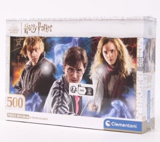 Harry Potter Hermiona Ron Weasley Puzzle Clementoni 500 EL 35535