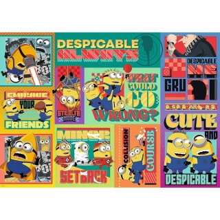 MINIONKI Puzzle TREFL 1000 EL Szalone przygody Minionków 10820