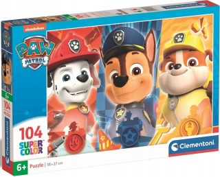 Psi Patrol Puzzle Chase Marshall Maxi 48,5x33,5 cm 104 EL Clementoni 25780