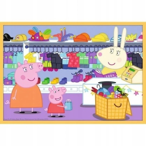 ŚWINKA PEPPA PIG 10W1 Trefl Puzzle 329 EL 90383