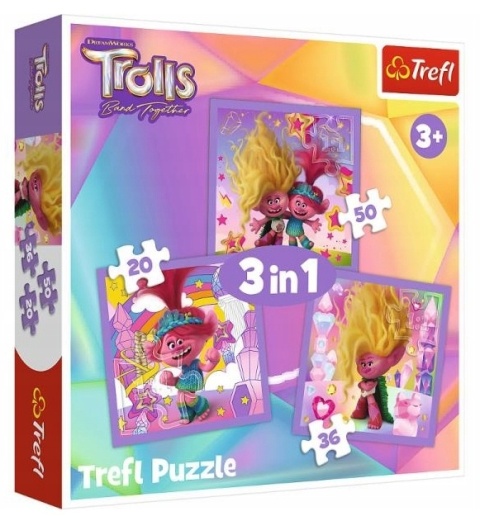 Trolle 3W1 Trefl Puzzle 106 EL 34870