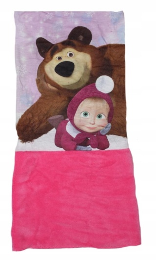 MASZA I NIEDŹWIEDŹ komin szalik opaska polar