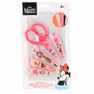 Nożyczki kreatywne z wzorkami MYSZKA MINNIE 5 szt