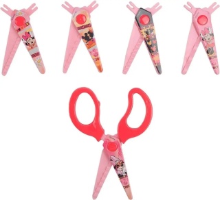 Nożyczki kreatywne z wzorkami MYSZKA MINNIE 5 szt