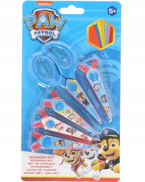 Nożyczki kreatywne z wzorkami PSI PATROL 5 szt