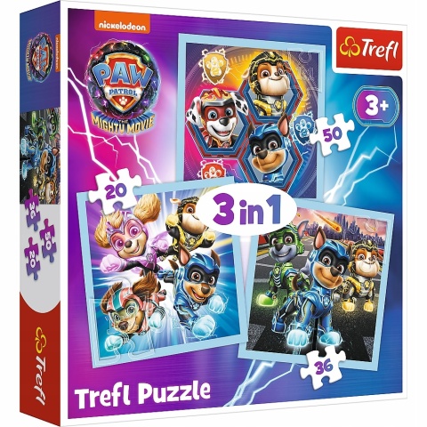 Psi Patrol Kosmopieski 3W1 Trefl Puzzle 106 EL 34869