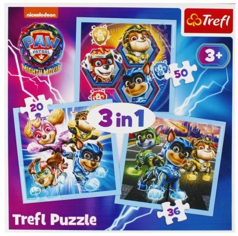 Psi Patrol Kosmopieski 3W1 Trefl Puzzle 106 EL 34869