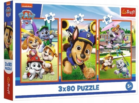 Psi Patrol Psia zgraja Trefl Puzzle 3x50 3w1 3 x 50 EL 34886
