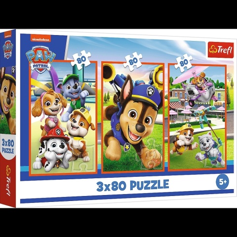 Psi Patrol Psia zgraja Trefl Puzzle 3x50 3w1 3 x 50 EL 34886