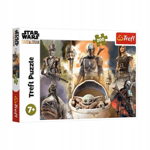 STAR WARS Mandalorian Gotowi do Walki Puzzle TREFL 200 EL 13276