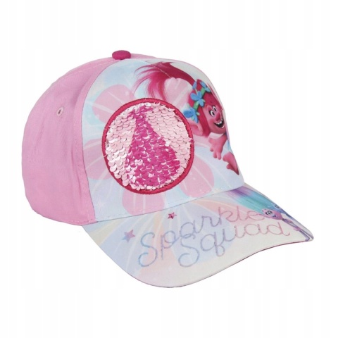 Czapka z daszkiem Trolle Poppy magiczne cekiny oficjalna 56