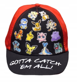 Czapka z daszkiem bejsbolówka POKEMON Catch'em all 56