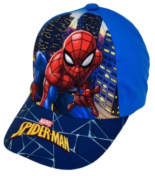 Czapka z daszkiem bejsbolówka SPIDERMAN nocą niebieska MARVEL 52