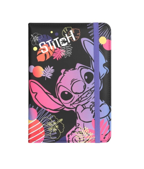 Notatnik Stich pamiętnik z gumką Black A5 LILO I STITCH