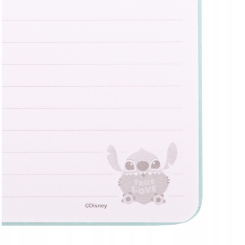 Notatnik Stich pamiętnik z gumką tłoczony wzór A5 LILO I STITCH