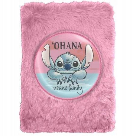Notatnik pamiętnik Stich puchaty + długopis 6-kolorowy LILO I STITCH Notatnik pamiętnik Stich puchaty + długopis 6-kolorowy LILO I STITCH
