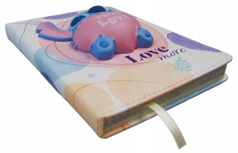 Pamiętnik 3D Stich z pianki squishy pudełko prezentowe Love more STITCH