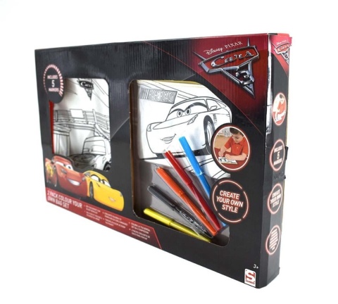 Plecak przedszkolny wycieczkowy piórnik do kolorowania Auta Zygzak McQueen Plecak przedszkolny wycieczkowy piórnik do kolorowania Auta Zygzak McQueen