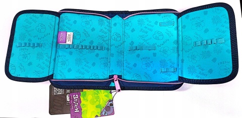 Stich piórnik bez wyposażenia rozkładany plan lekcji Lilo i Stitch