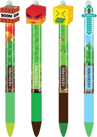 Długopis wymazywalny Astra OOPS! PIXEL miecz 4 szt