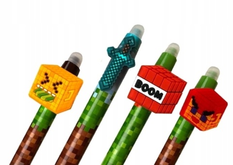 Długopis wymazywalny Astra OOPS! PIXEL miecz 4 szt