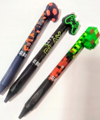 Długopis wymazywalny ST.RIGHT play pixel piłka 3 szt