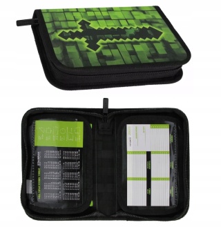 Game Pixel miecz piórnik bez wyposażenia rozkładany pojedynczy plan lekcji